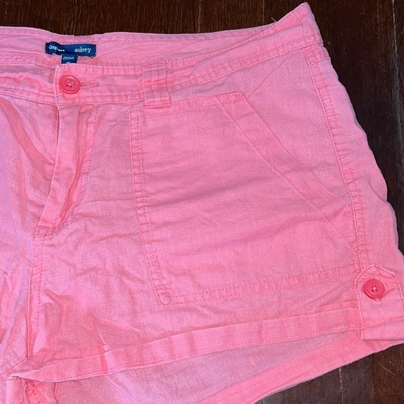Women's Gap Aubrey Linen And Cotton Shorts Size 12 - Picture 2 of 16